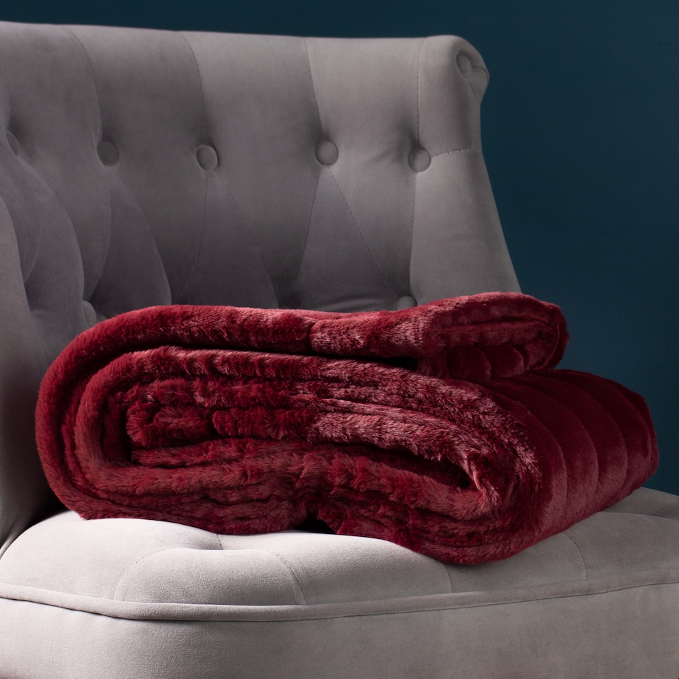 image 1 of Paoletti Empress Faux Fur Throw
