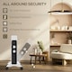 image 5 of HOMCOM 2000W Panel Heater, Electric Space Heater for Home, White