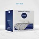image 8 of Get Fit Air Bed With Built In Electric Pump - Premium King Airbed - Quick Blow Up Bed With Headboard & Free Inflatable Pillow | Blue | Navy / White | 1