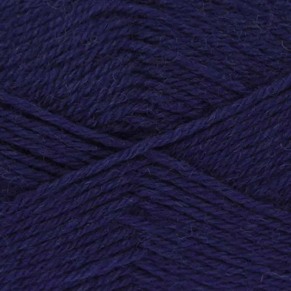 King Cole Navy Merino Blend 4 Ply Yarn (Value Pack 12 x 50g Balls) For Crochet, Knitting - 180m per ball