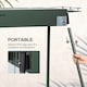 image 6 of Outsunny Portable Charcoal Barbecue Grill with Seasoning Baskets and Hooks