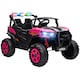image 1 of AIYAPLAY 24V Electric Ride on Car, 2-Seater Electric Car for Kids with Remote Control, Light, Bluetooth, Soft Start, Suspension Spring, 2 Motors Children Ride on Toy UTV Truck | Pink