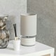 image 3 of ValueLights Kaia Grey Ceramic Table Lamp with Grey Lamp Shade
