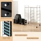 image 9 of COSTWAY 15 Drawer Rolling Storage Cart with Lockable Wheels Black
