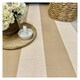 image 3 of Belgravia Carmella Stripe Textured Wallpaper - Sand/Cream - 10m x 53cm Brown