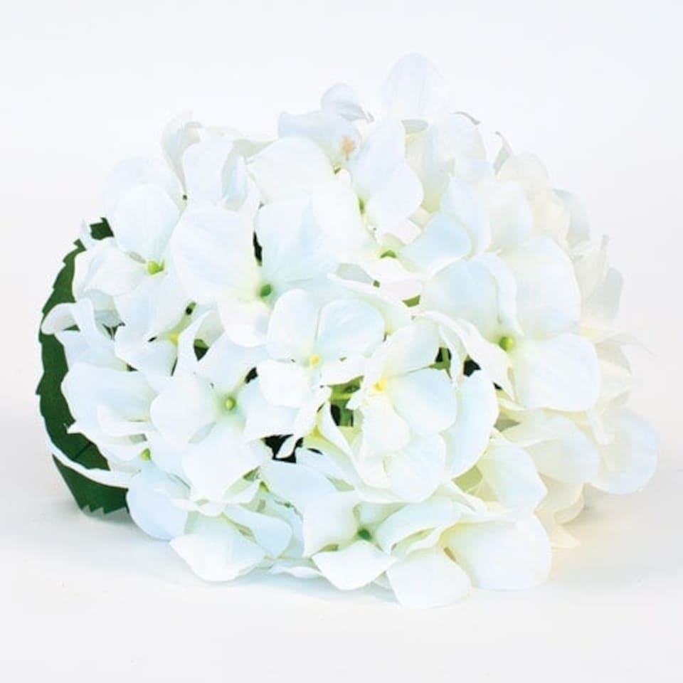image 1 of White Hydrangea Artificial Flower Decoration 70cm