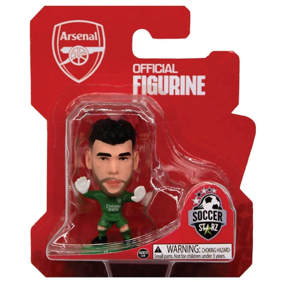 image 1 of Arsenal FC Raya SoccerStarz Collectable Figurine - Green - One Size