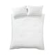 image 6 of Bianca Waffle Cotton Stripe Duvet Cover Set | White | King