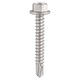 image 1 of Timco - Metal Construction Light Section Screws - Hex - Self-Drilling - Exterior - Silver Organic (Size 5.5 x 38 - 100 Pieces)