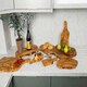 image 3 of Verano Spanish Ceramics Olive Wood XL Deluxe Chopping Board - 90-95cm Brown