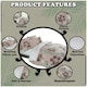 image 2 of VELVETIO Poppy Flower Duvet Cover Set Reversible Polycotton Easy Care Beddings Pink | Blush Pink | King