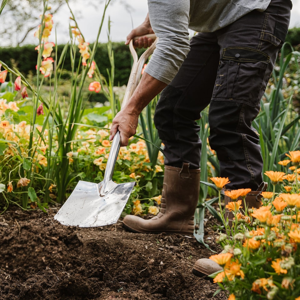 image 1 of Kent & Stowe - Stainless Steel Capability Digging Spade | Grey | 1 x Digging Spade