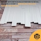 image 4 of NOVECRAFTO 3D Stone Brick Wall Panels – 6 PVC Sheets, Covers 2.76 sqm (29.76 sq ft), 96x48cm Each – Rose Marble Slim Brick Effect Cladding for Any Room