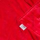 image 6 of Homescapes Red Velvet Quilted Throw - 125 x 150 cm Red