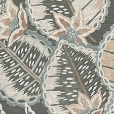 Desert Flora Wallpaper in Neutral and Green Multi
