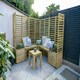 image 2 of Forest Garden Modular Wooden Garden Seating Set Number 3