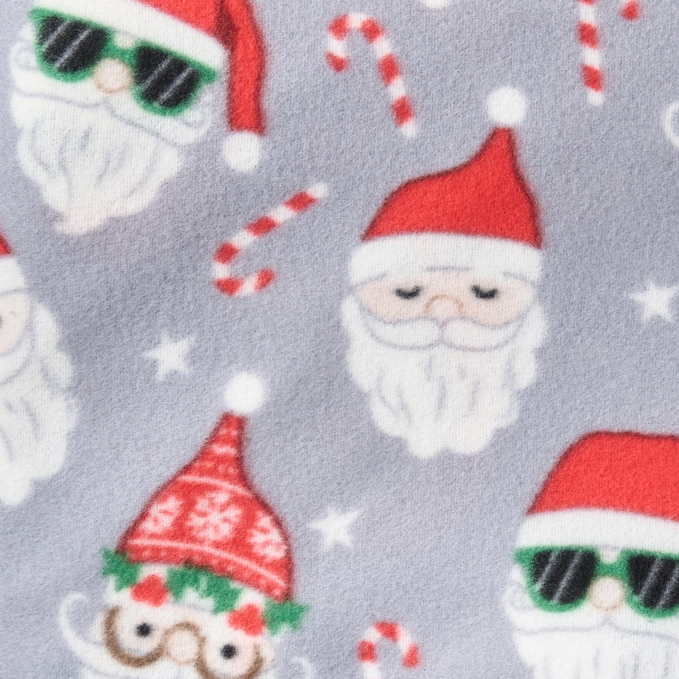 image 1 of OHS Xmas Santa Polar Fleece Throw Soft Blanket Bedspread