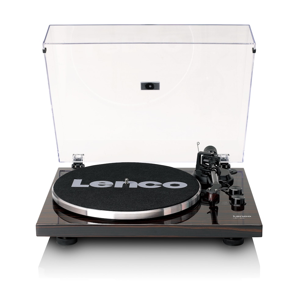 image 1 of Lenco LBT-345WA - Turntable with Bluetooth Connectivity, Walnut