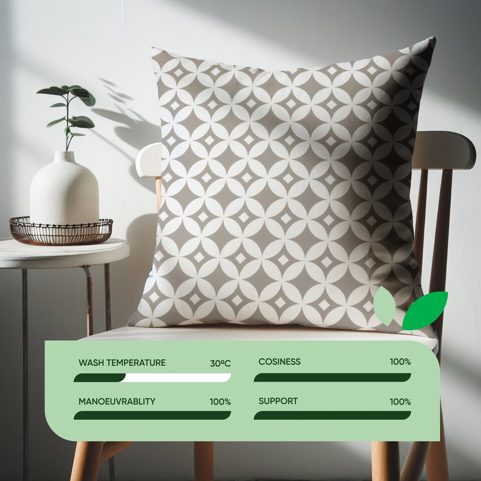 image 1 of Gardenwize Diamond Scatter Cushions Outdoor (Pair)
