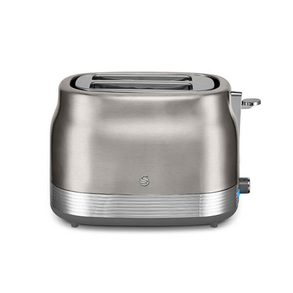 image 1 of Swan Retro Revive Stainless Steel Jug Kettle & 2 Slot Toaster Set
