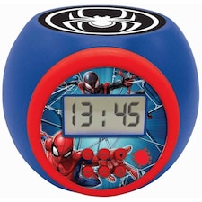 Lexibook RL977SP Spiderman Childrens Projector Clock with Timer