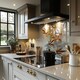 image 2 of Japanese Leaves Splash Back | White