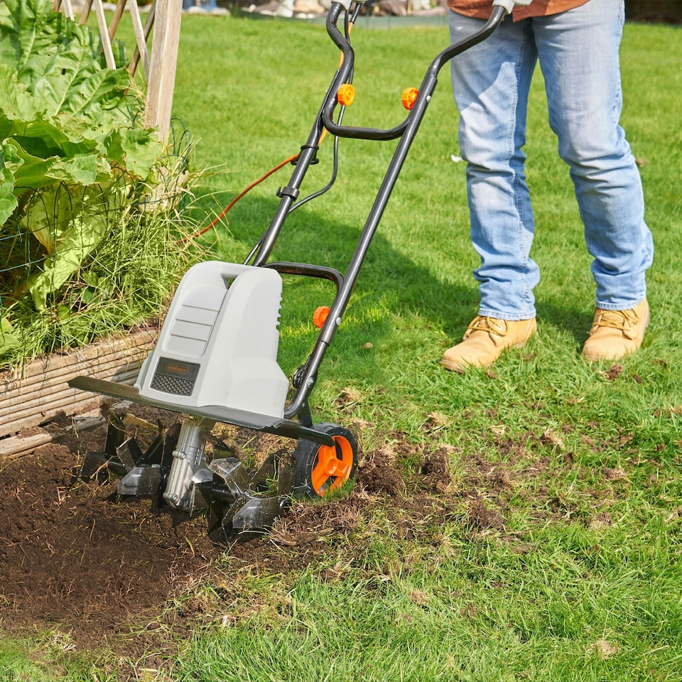 image 1 of VonHaus Electric Tiller 1500W Soil Cultivator Rotavator