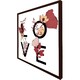 image 3 of Love typography (Picture Frame) Grey | M