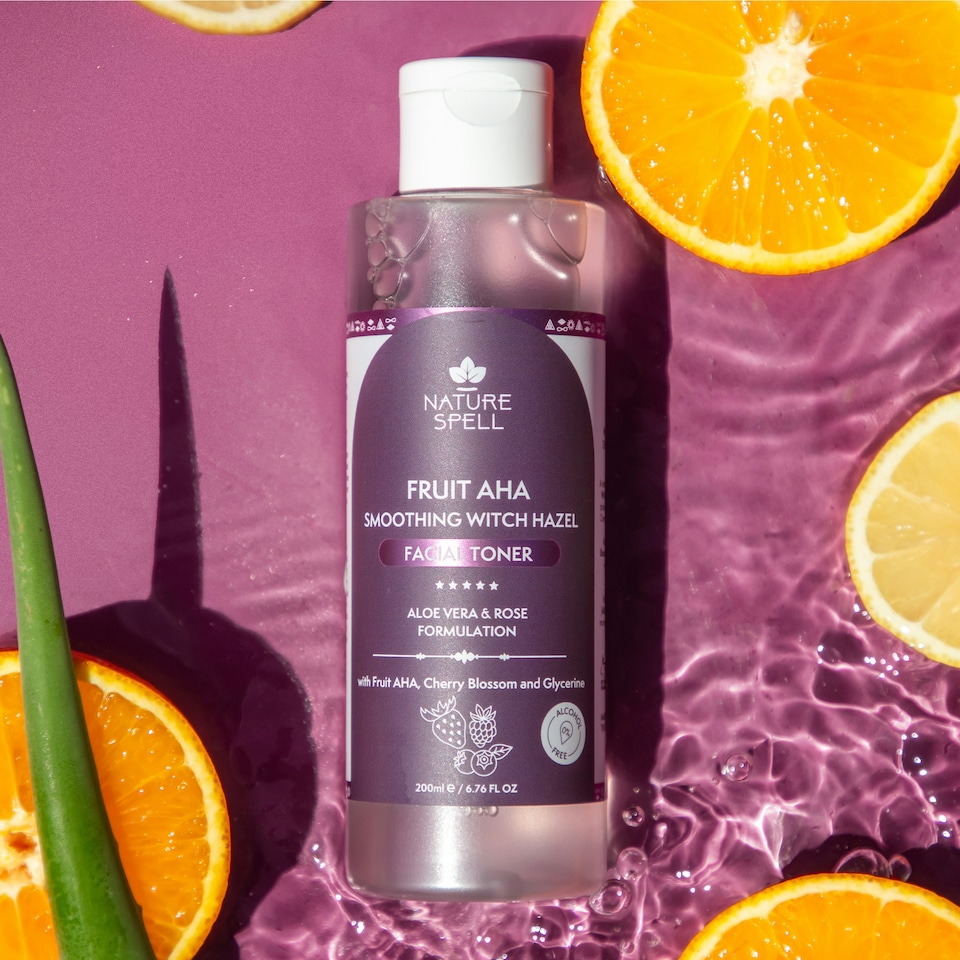 image 1 of Nature Spell Smoothing Witch Hazel Face Toner with AHA's