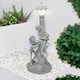 image 2 of Solar Fairies Under Lamp Post Ornament with LED Light