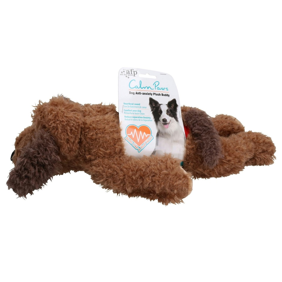 image 1 of Puppy Dog Anti Anxiety Plush Buddy Separation Anxiety Comforter Heart Beat Toy