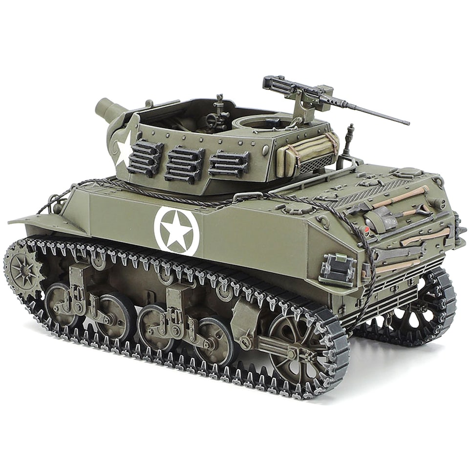 image 1 of Tamiya M8 U.S. Howitzer Motor Carriage Military Vehicle Model Kit Scale 1-48