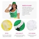 image 2 of Green & Yellow Bavarian Dress with Bow Stockings Green | M