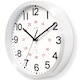 image 2 of Acctim Century Wall Clock Radio Controlled Brushed Aluminium 12/24 Hour Dial Energy Efficient 25cm
