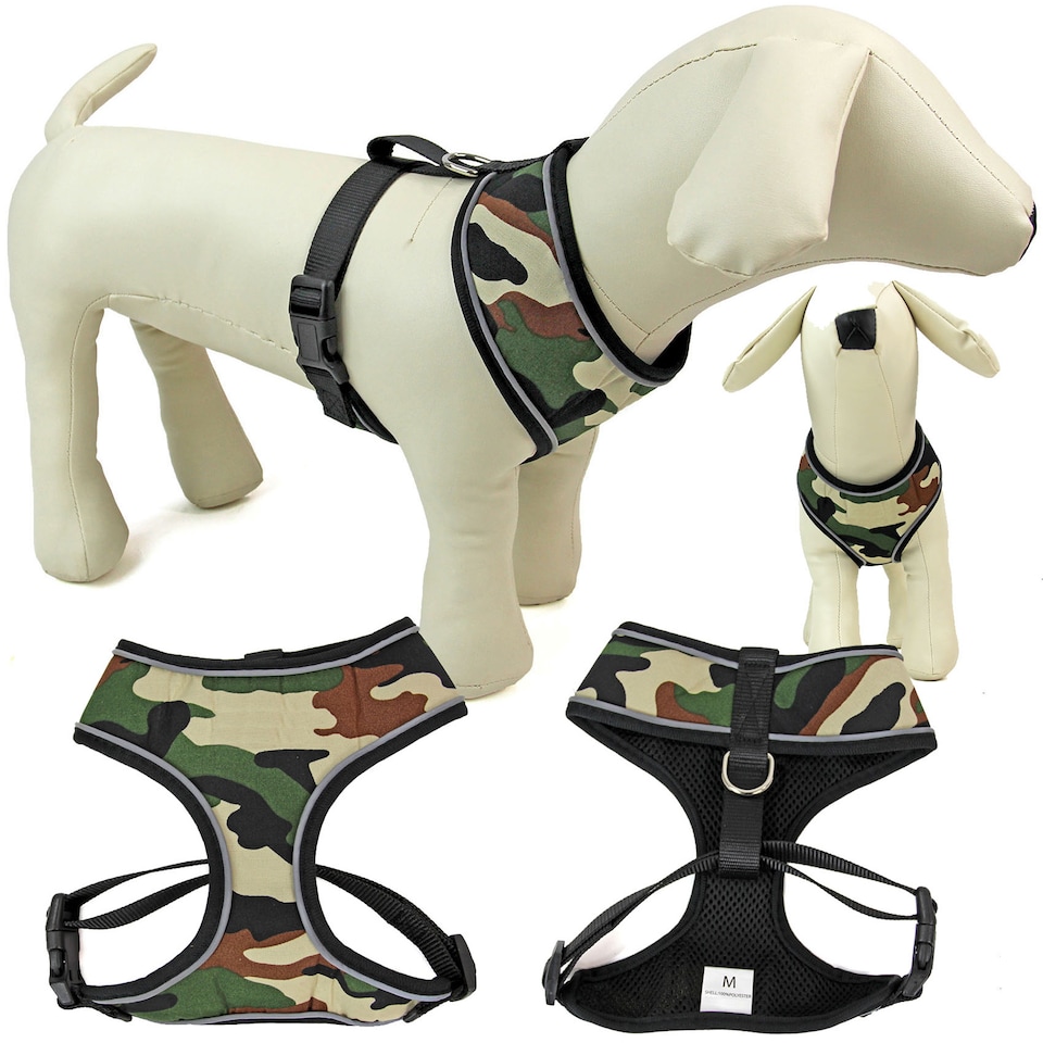 image 1 of No-Pull Dog Harness – Reflective Adjustable Mesh Vest for Dogs – Lightweight, Padded & Breathable – Easy Fit for Walking or Training – Multiple Sizes & Colours