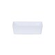 image 3 of Wham Studio 5 x 770ml Rectangular Plastic Storage Baskets Ice White White