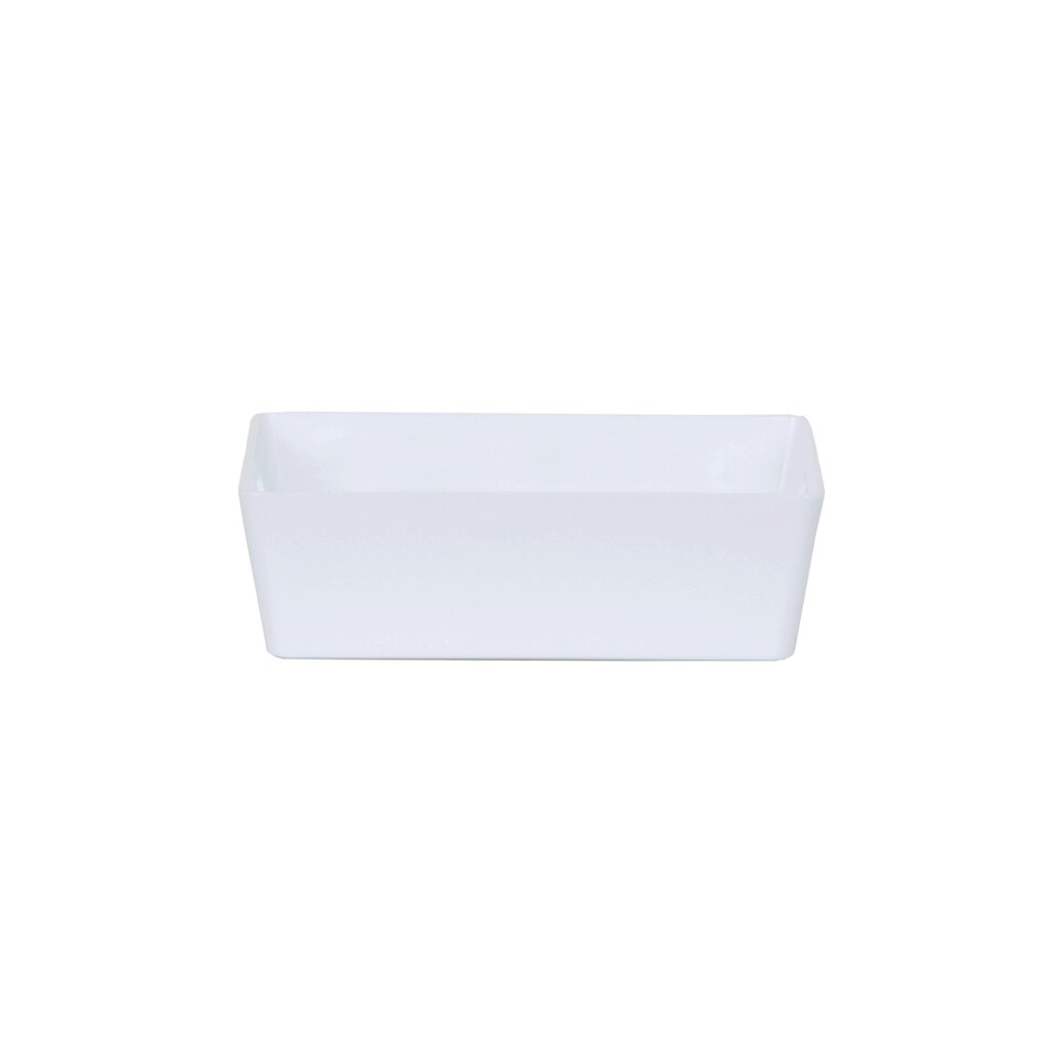 image 1 of Wham Studio 5 x 770ml Rectangular Plastic Storage Baskets Ice White White