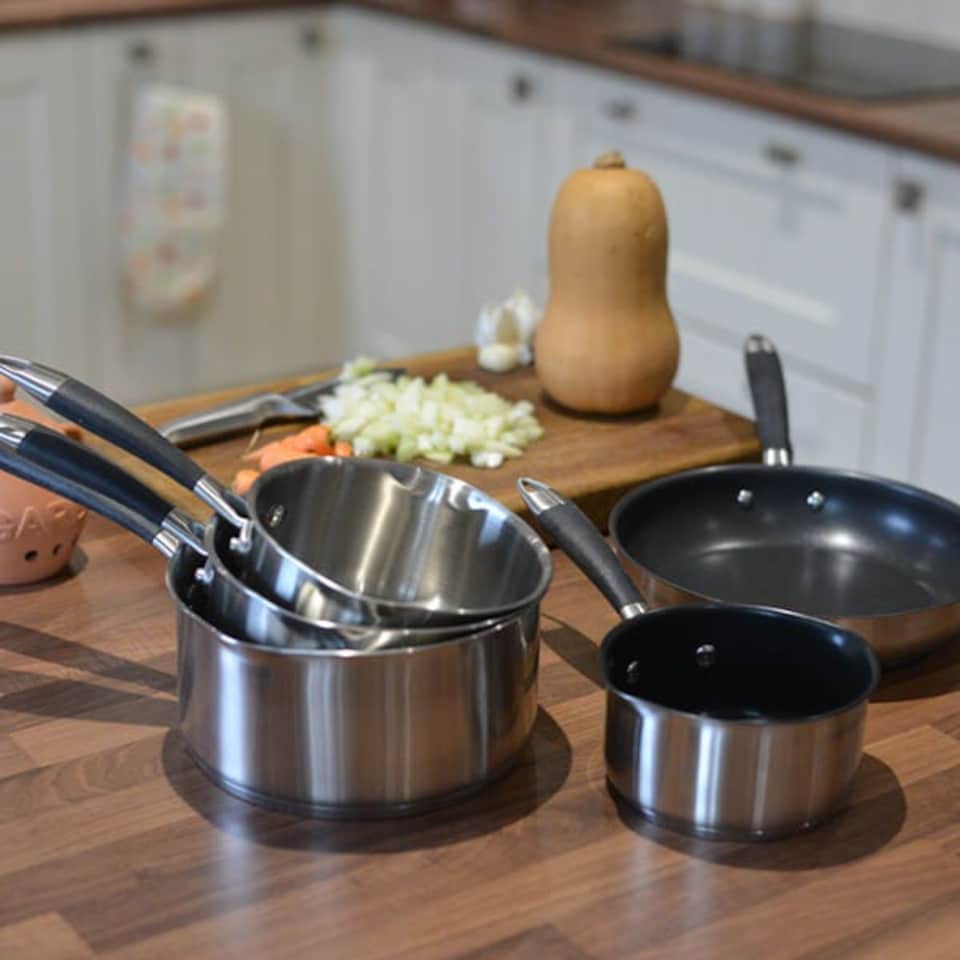 image 1 of Stoven Soft Touch Induction 5 Piece Cookware Set