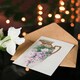 image 4 of Noritake Factory Japanese Art Card Vintage Floral Design For Ewer