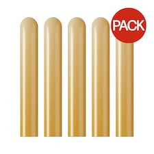 Kalisan Latex Mirror Modelling Balloons (Pack of 50) - Gold - One Size