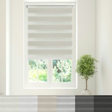 Day/Night Roller Blind 40cm x 210cm Cream | Natural