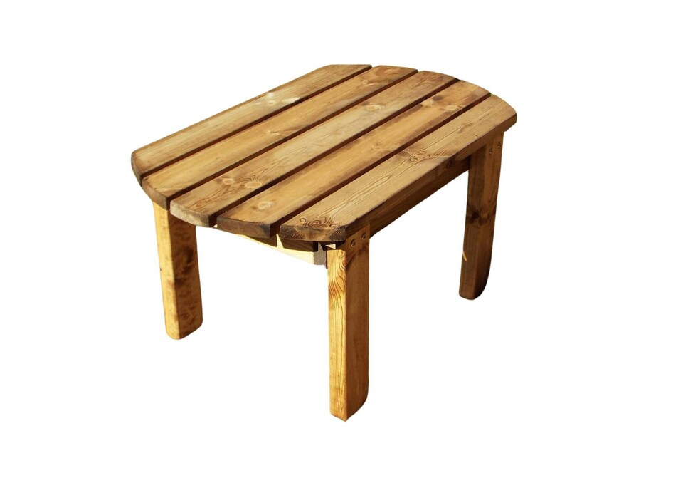 image 1 of Charles Taylor Hand Made Chunky Rustic Wooden Traditional Coffee Table