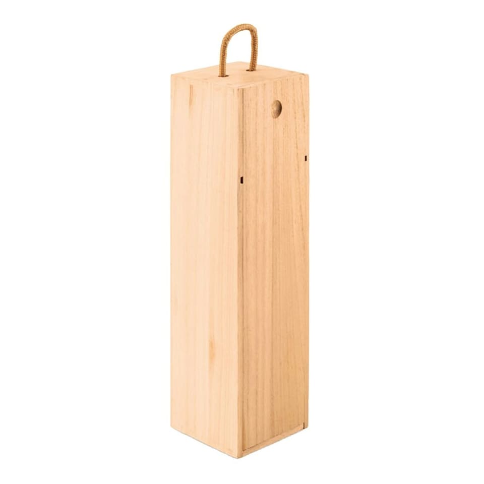 image 1 of MidOcean Vinbox Wooden Wine Box - Wood - One Size | Brown