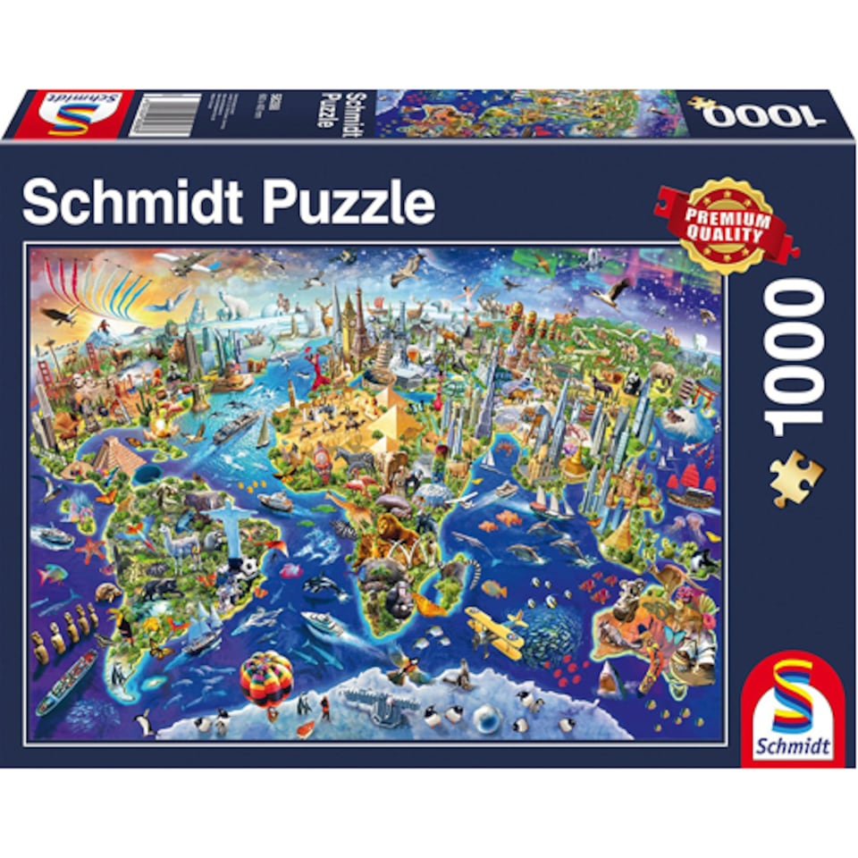 Discover The World Jigsaw (1000Pc)