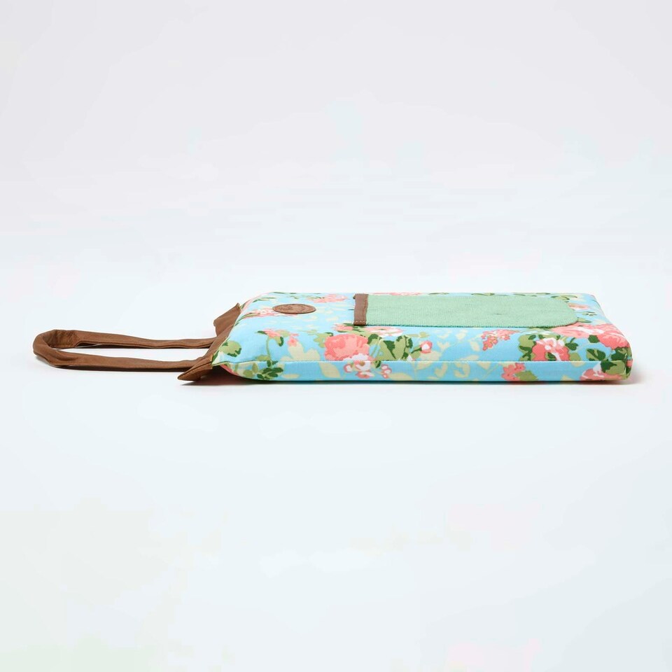 image 1 of Homescapes Kneeling Pad Cushion for Gardening, Rose Print