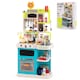 image 9 of COSTWAY Kids Kitchen Playset Pretend Play Kitchen with 95 PCS Accessories-Blue