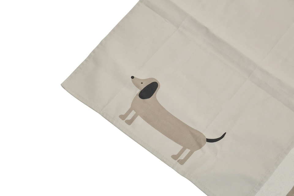 image 1 of Orsina Set of Three Tea Towels, Ultra-Absorbent Kitchen Towels, Sausage Dog Pattern Tea Towels, Kitchen Towels