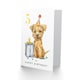 image 2 of Cute Terrier Puppy Party Hat Kids Age Year 5 Year Old Child Kids 5th Birthday Card