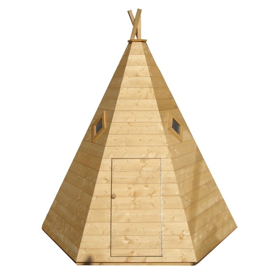 image 1 of Wigwam Playhouse Kid's Wendy House Brown