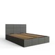 image 1 of End Lift Ottoman Storage Bed King Grey | Grey | Grey